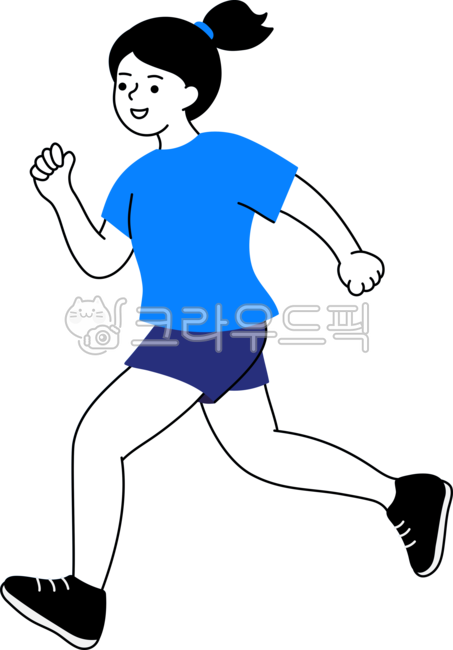 달리기, 러닝, 육상, running, 운동, 사진,이미지,일러스트,캘리그라피 - 쉬퐁크작가
