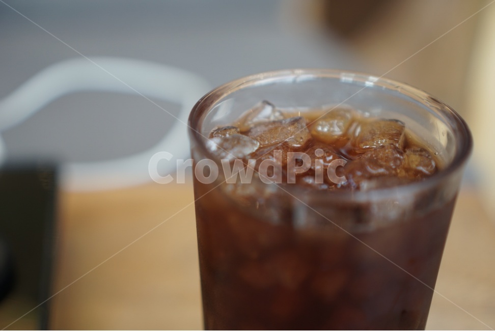 커피,얼음,아웃포커스,유리잔,카페,coffee,ice,glass,cup,cafe