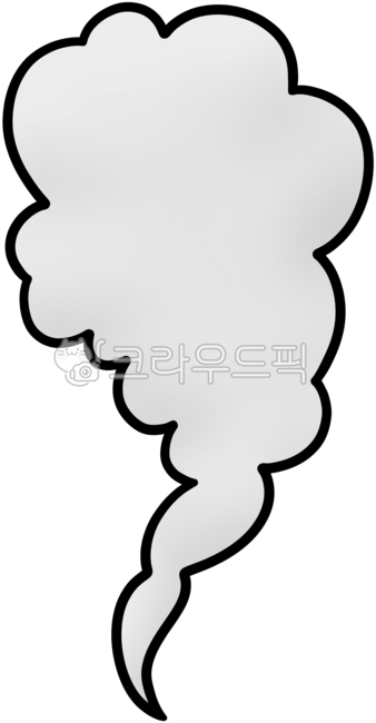 연기, 연기일러스트, 연기그림, 공장연기, 매연, 사진,이미지,일러스트,캘리그라피 - 정재니작가