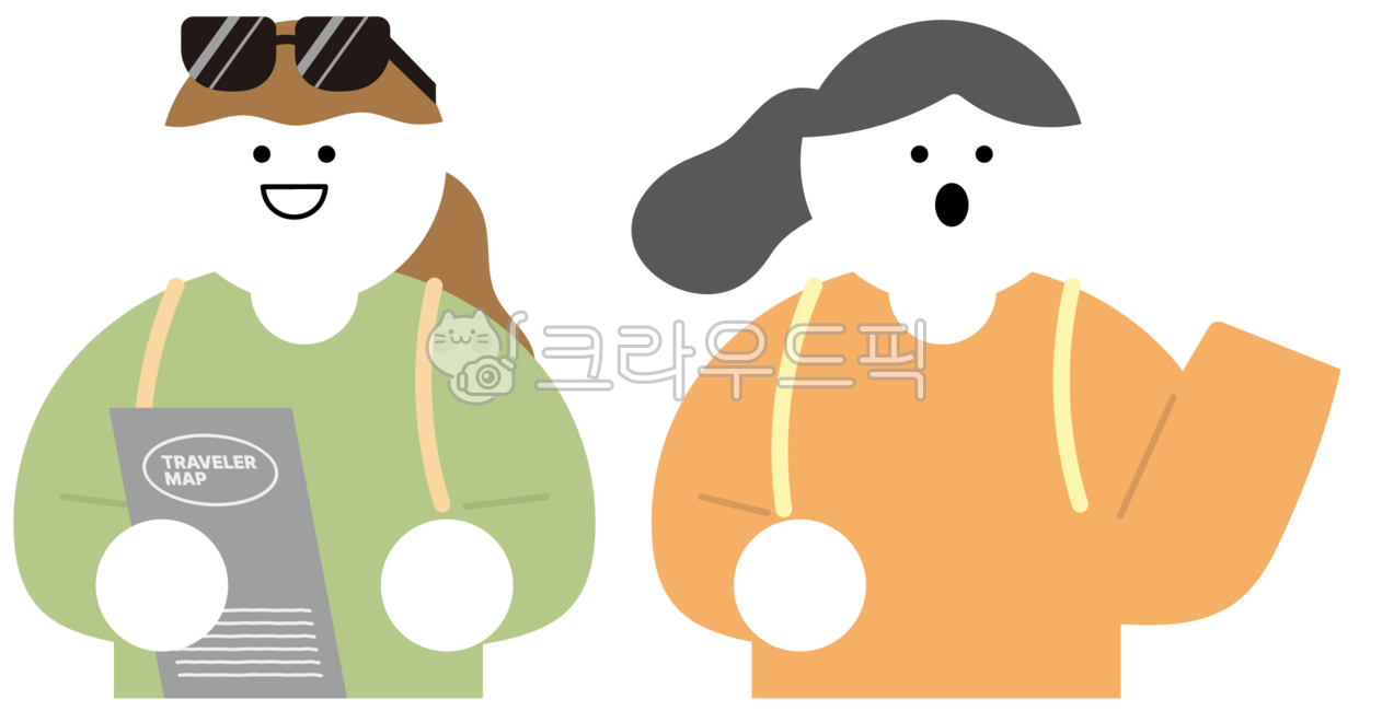 여행,여행객,지도,선글라스,사람,일러스트,대화