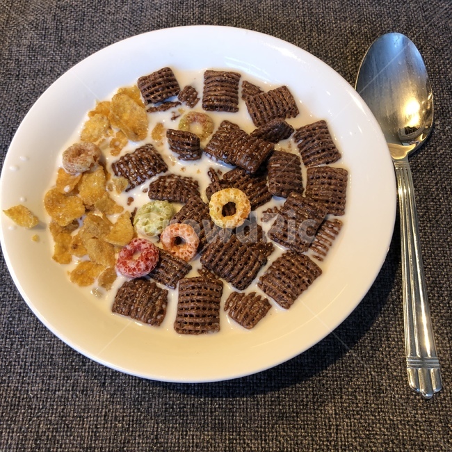 씨리얼,아침,커트러리,스푼,초코씨리얼,음식,식재료,요리,food,cook,meal,dishes,food reserves