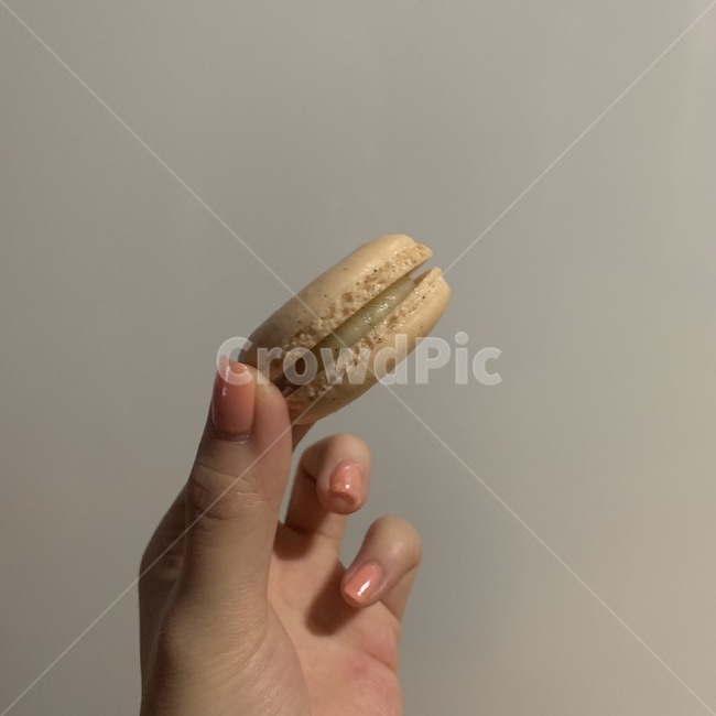 마카롱,손,네일,디저트,귀여운,분위기,배경,sweet