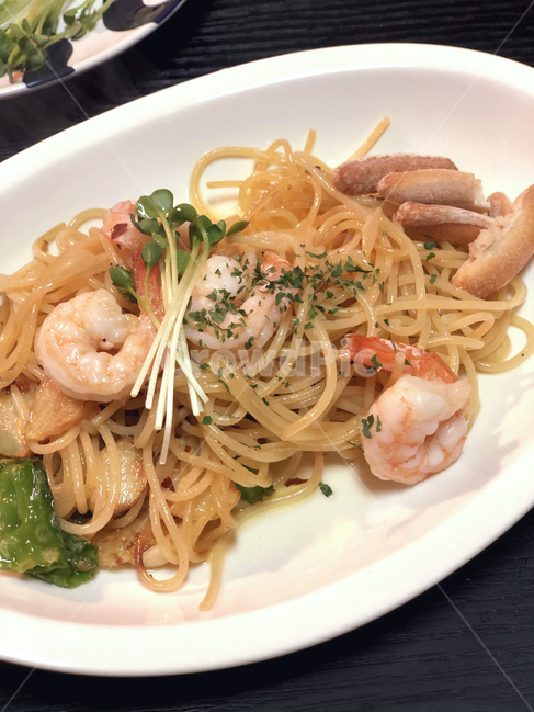 스파게티,새우,올리브오일,올리오알리오,shrimp,spaghetti,음식,food,dish,국수,noodle,누들