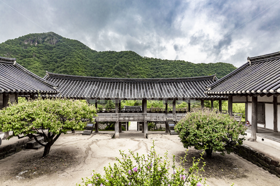 병산서원,문화유산,만대루,전통건축,전통누각,국민관광지,한국의미,관광명소