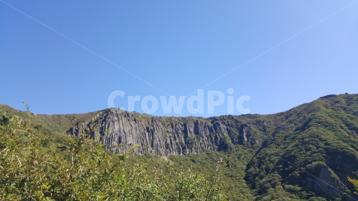 한라산,산,자연풍경,우리나라산,나무,자연,맑은하늘,힐링,햇살