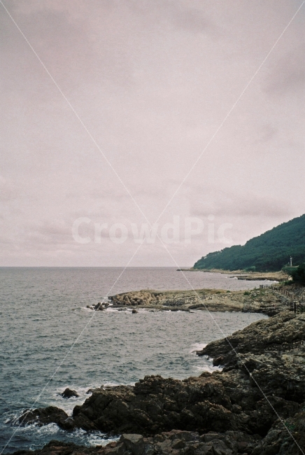 바다,부산,이기대,풍경,파도,수평선,하늘,구름,감성,필카,필름카메라,바위,자연,풍경,nature,landscape,한국자연풍경,한국자연경관,korea nature landscape,해변,바다,beach,sea,감성,sensible,feeling,outdoors,옥외,land,땅,promontory,곶,ocean,대양,water,물,shoreline,해안선