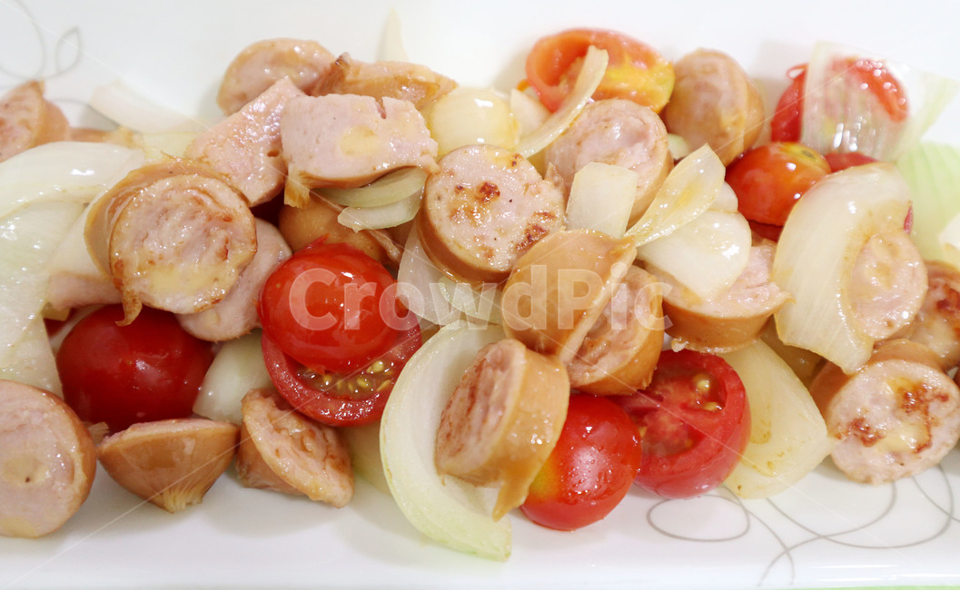 쏘세지,안주,방울토마토,햄,안주류,소세지,소세지안주,햄안주,토마토,음식,식재료,요리,food,cook,meal,dishes,food reserves