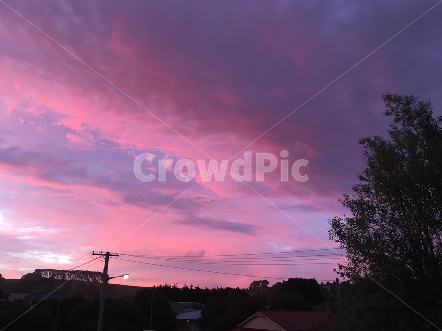 하늘,석양,노을,보랏빛하늘,저녁노을,보라색,could,purple,sky,sunset