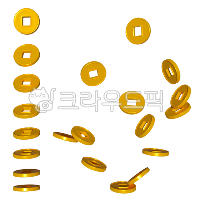 엽전,coin,돈,코인,동전,money,3d
