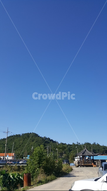 하늘,시골,풍경,조용함,산,시골,마을,풍경,landscape,country,rural,town