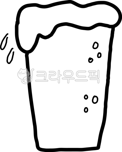 단순한,라인,라인드로잉,손그림,단조로운,귀여운,알록달록,맥주잔,맥주병,맥주컵,맥주그림