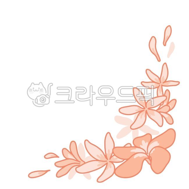 꽃,꽃프레임,편지지,장식,일러스트,화사한,봄,벚꽃,벚꽃프레임,벚꽃장식