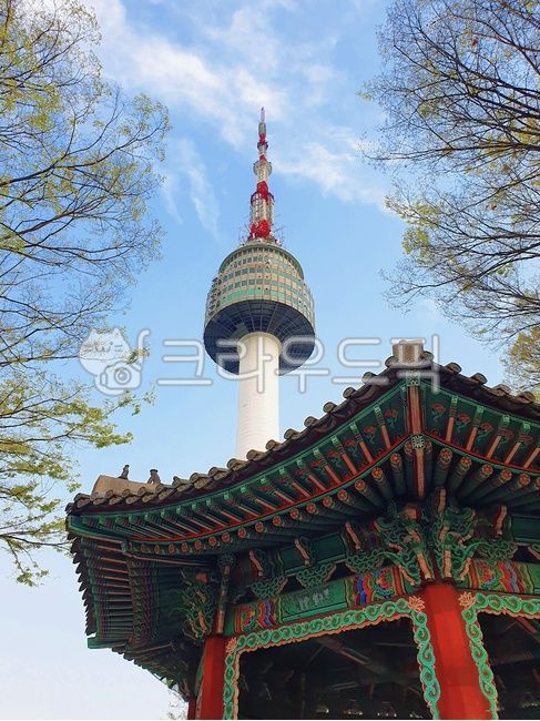 건축물,남산타워,n서울타워,정자,한국,architecture