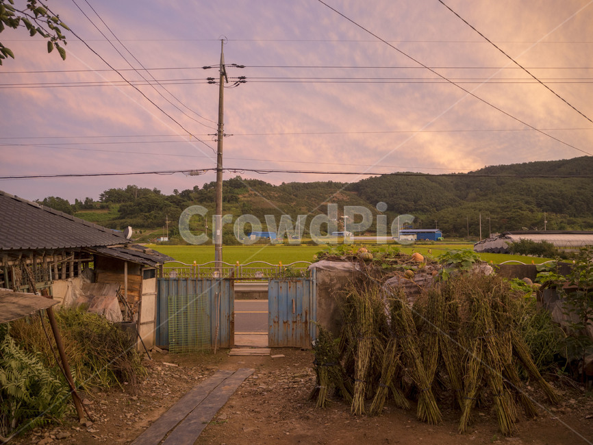 창녕,changnyeong,이방,이방면,장천리,시골,country,해질녘,노을,시골집,시골,마을,풍경,landscape,country,rural,town