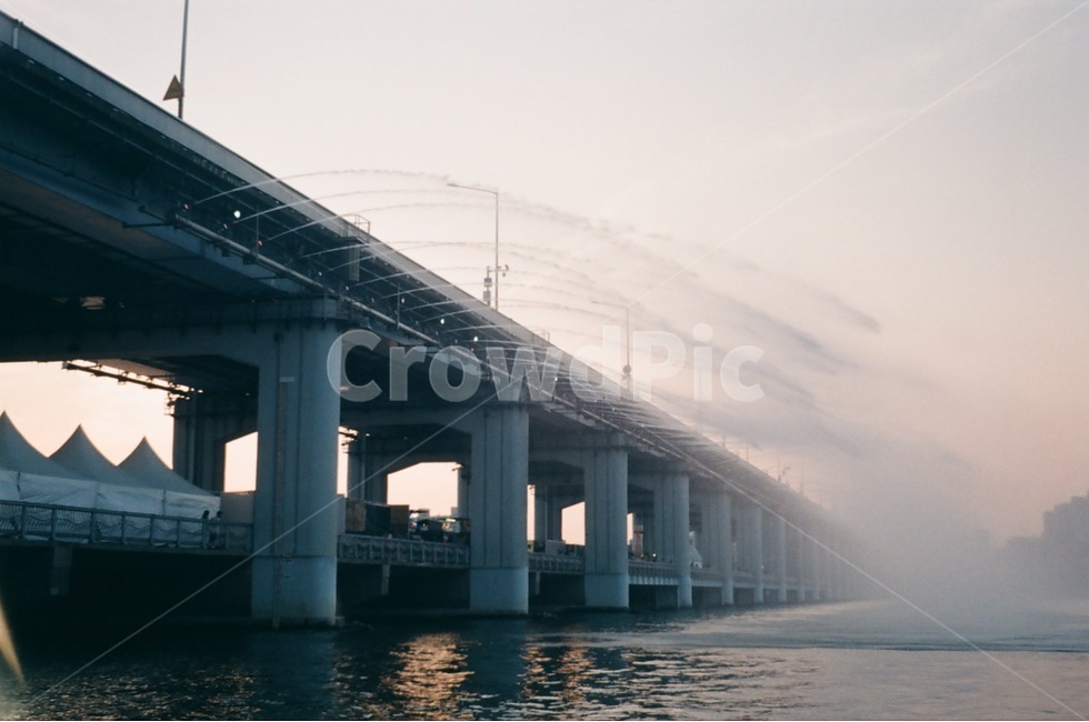 분수,한강,서울,필름사진,감성,필름카메라,필름,반포한강,건축물,건물외관,exterior,building,structure,architecture,construction