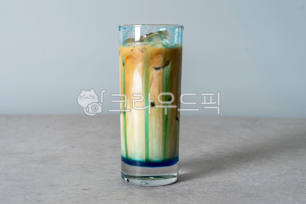카페,음료,페이트블루,아이스,컵