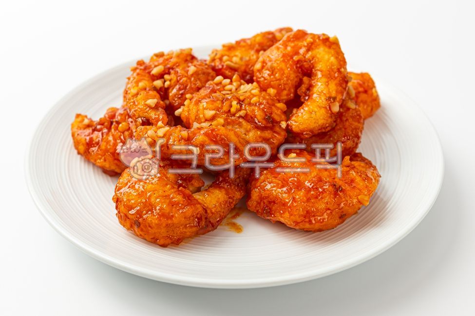 새우강정,강정,새우,튀김,해산물,해물,양념,한국음식,한국문화,음식,식사,식품,식료품,재료,식재료,음식재료,클로즈업,달콤한,매콤한