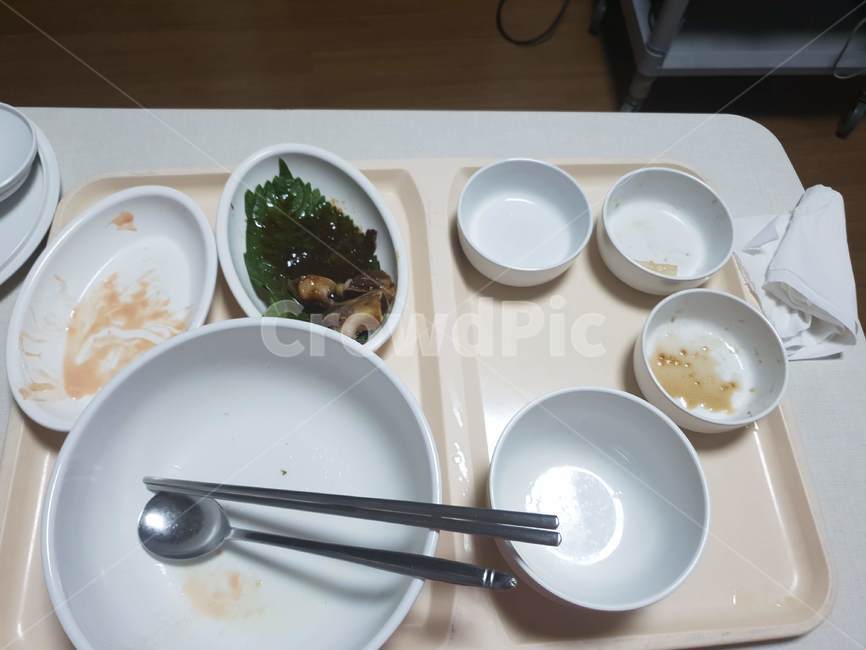병원식,빈그릇,건강식,병원음식,한식