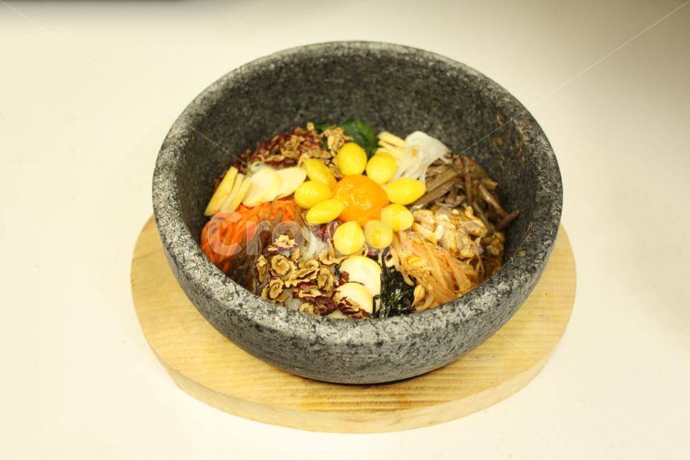 Stone pot medicine rice,nutritious rice,Korean food,Dolsot nutritious rice,Royal food