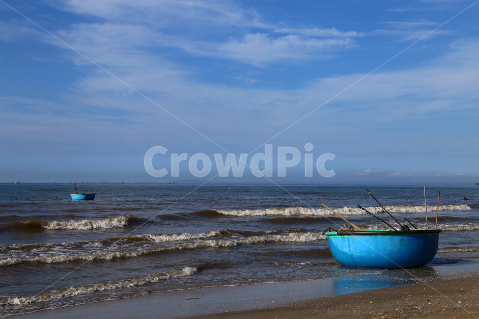 바다,바구니배,보트,대양,자연,수평선,seaa,nature,boat,osean,파도