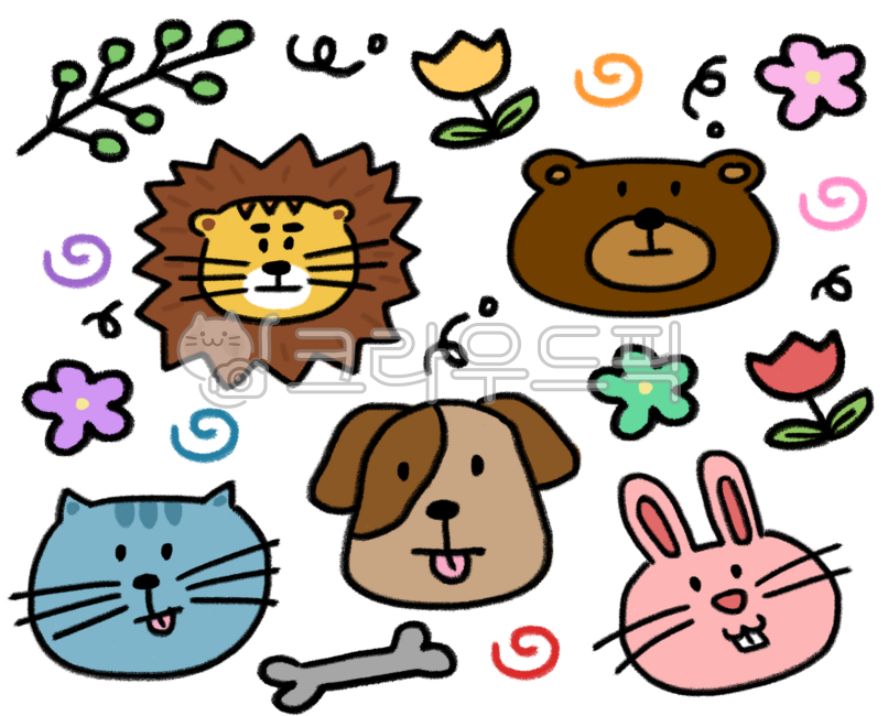 Animals,hand drawings,friends,dogs,cats,rabbits,lions,bears,flowers,tree leaves,woof woof,meow,animal friends,animal drawings,flower drawings,cute drawings