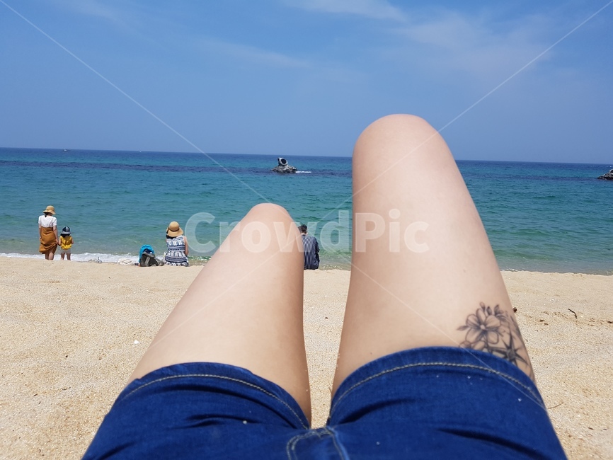 바다,하늘,강릉,동해,여름,사람,해변,바다,beach,sea,여행,휴가,traveling,vacation,trip