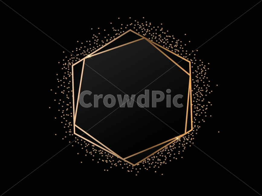 배경,배너,골드,골든,프레임,사각형,금박이,다각형,기하학,폴리곤,검은배경,럭셔리한,글리터,vip,멤버쉽,추상적인,그래픽,일러스트레이션,graphic,illustration