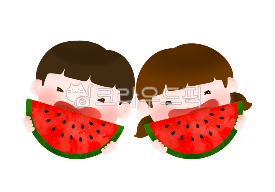 어린이일러스트,수박,수박일러스트,여름방학,여름방학일러스트,어린이,소년,소녀,소년일러스트,소녀일러스트,과일,음식,fruit,food,과일일러스트,음식일러스트