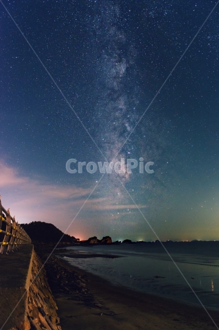 은하수,운여해변,별,풍경사진,자연,밤하늘,자연,풍경,nature,landscape,해변,바다,beach,sea,야경,밤,nightscape,night,outdoors,옥외