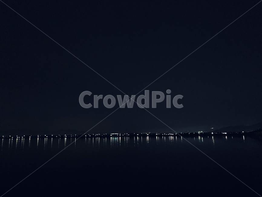 밤,강,야경,어둠,dark,river,night