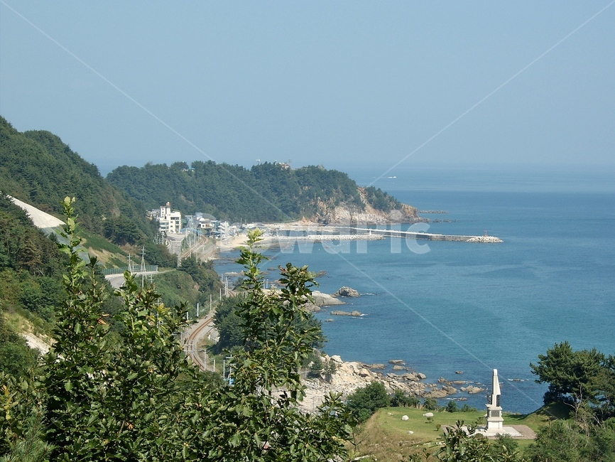 강원도,강릉,안인진,7번국도,동해안,풍경,바다,해안,한국,korea,gangnung,coast,landscape,road,coastline,자연,풍경,nature,landscape,promontory,곶,land,땅,outdoors,옥외,ocean,대양,sea,water,물,shoreline,해안선