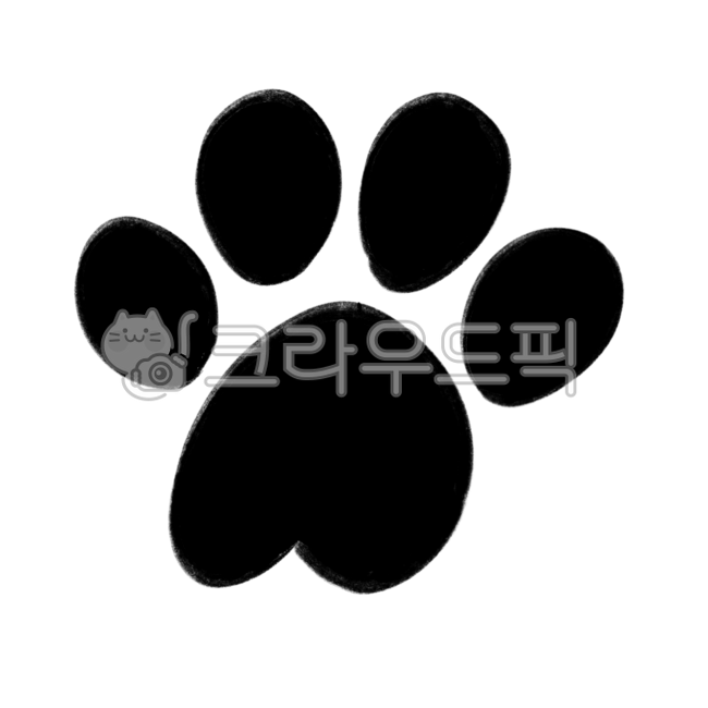 개,발바닥,개발바닥,그림,강아지