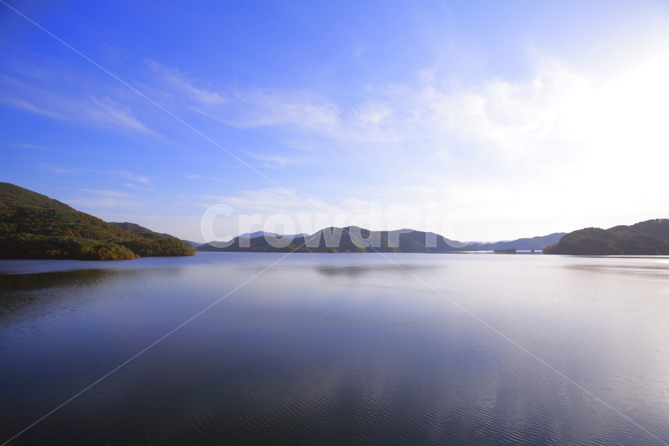 산,하늘,강,풍경,가을,배경,구름,물,자연,풍경,nature,landscape,water,outdoors,옥외,reservoir,저수지
