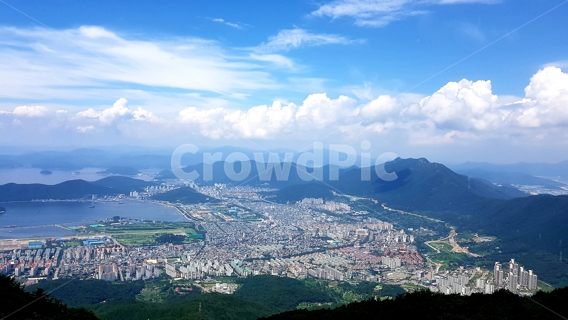 하늘,구름,도심풍경,진해구,정상에서,경치,자연,nature,outdoors,scenery,맑은날