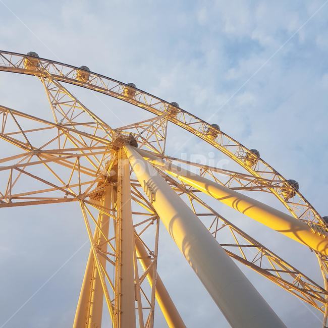 멜버른,멜버른스타,관람차,놀이동산,하늘