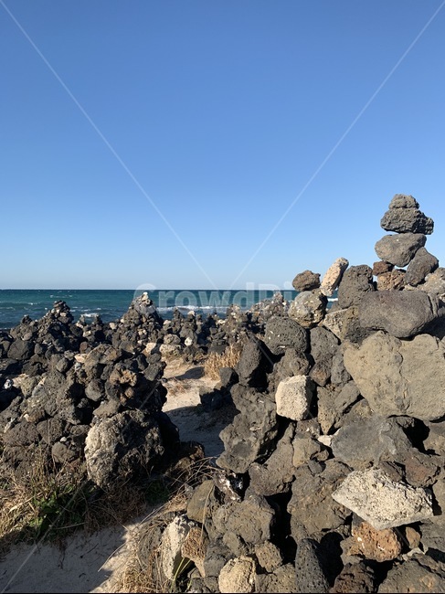 소원,바다,제주,제주도,돌담
