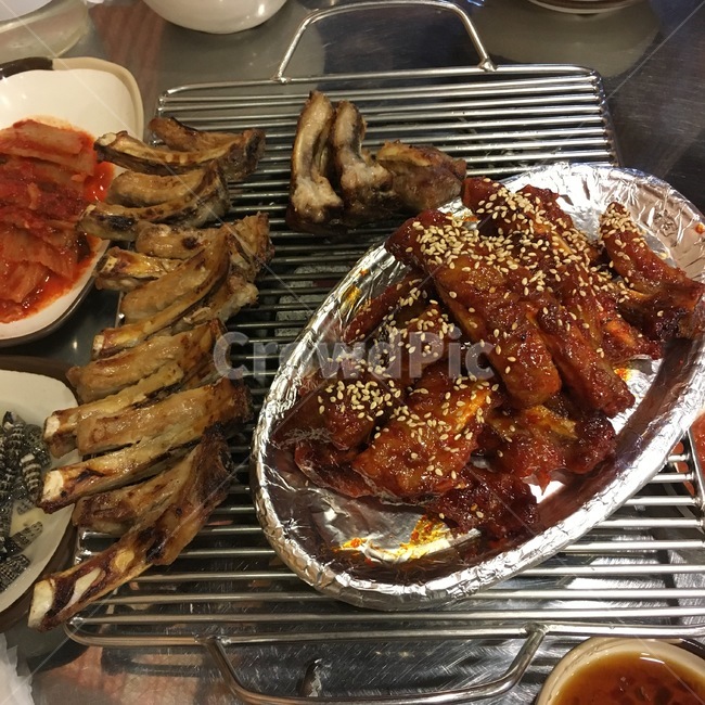 음식,고기,쪽갈비,food,돼지고기,등갈비,구이