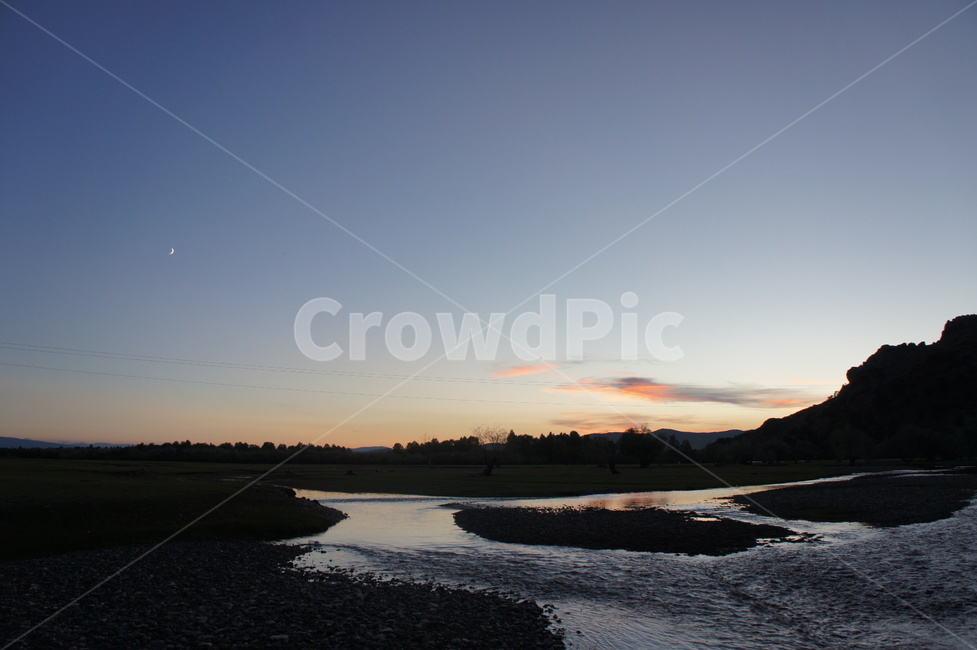 sunset,석양,하늘,sky,호수,lake