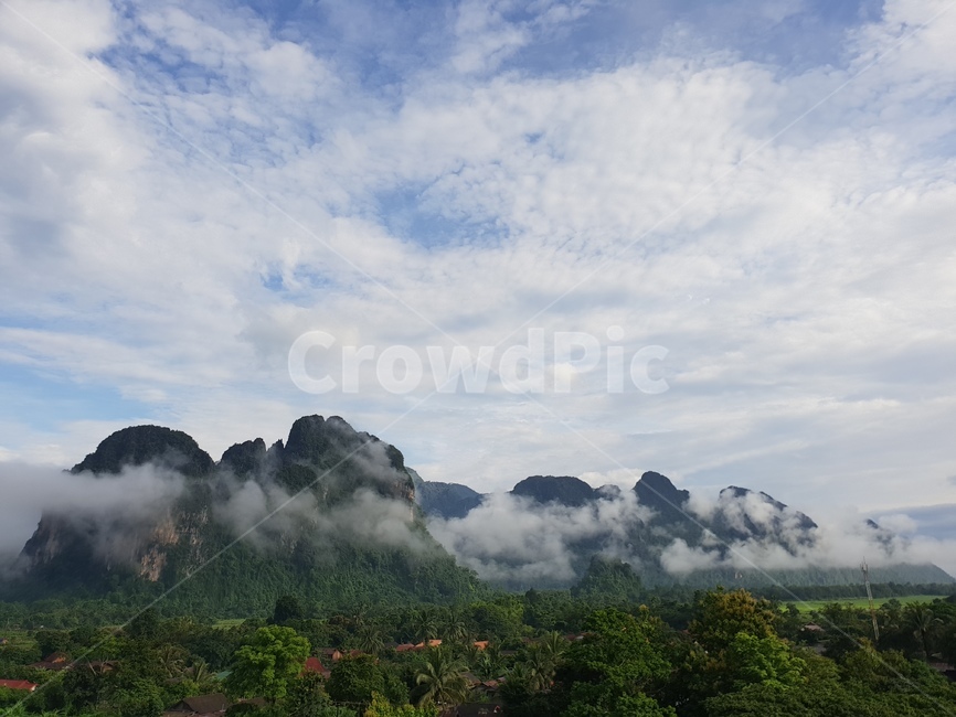 자연,산맥,옥외,산,구름,자연,풍경,nature,landscape