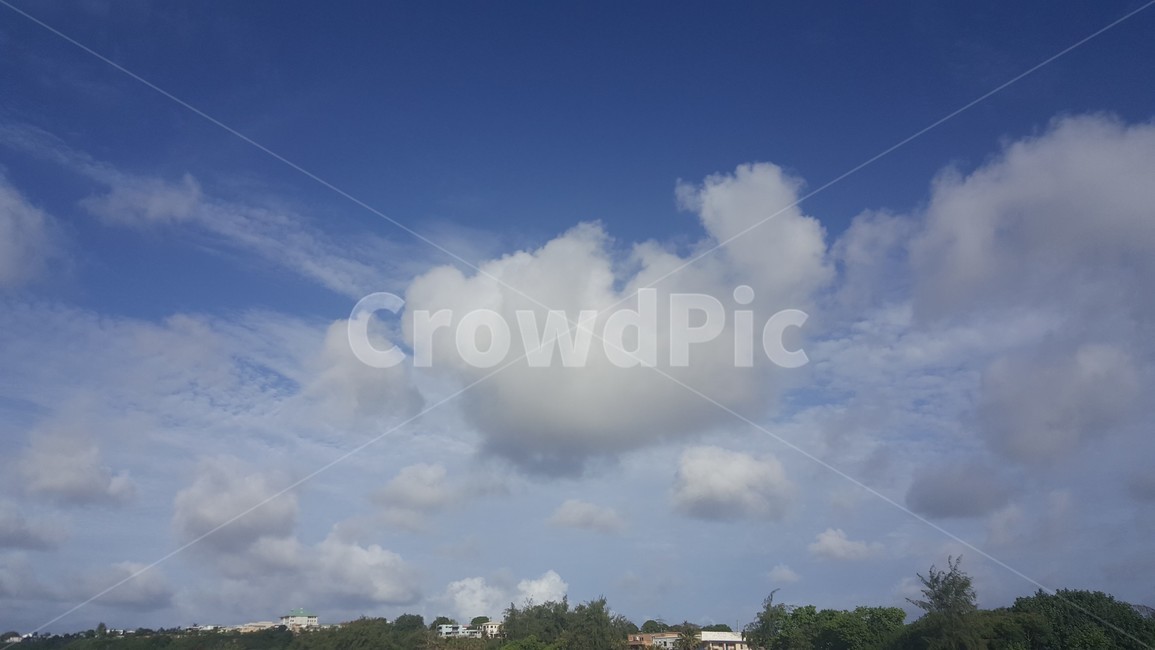 괌,하늘,힐링,맑음,구름,자연,풍경,nature,landscape,weather,날씨,outdoors,옥외,cumulus,적운,sky,cloud
