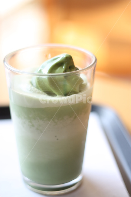 녹차,녹차아이스크림,카페,음료,따뜻,cafe,음료수,drink,beverage,감성,sensible,feeling