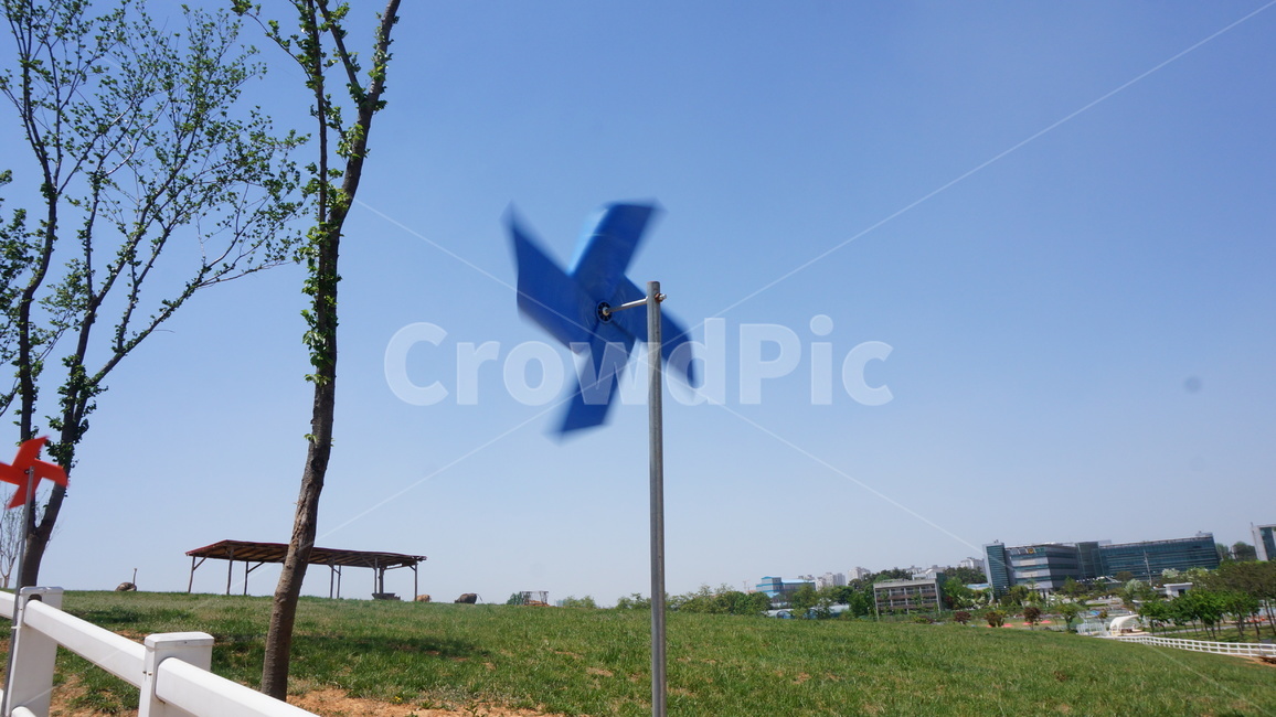 바람개비,감성사진,바람,산책,여유,가을하늘