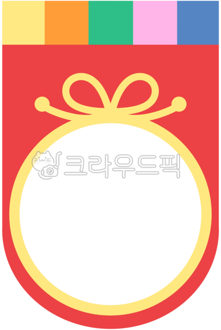 Garland,lucky bag garland,Lunar New Year garland,New Year garland,lucky bag,pocket,fortune,New Year,allowance,New Year's allowance,Lunar New Year,holiday,Chuseok,tradition,traditional decoration,lucky bag illustration,New Year design,