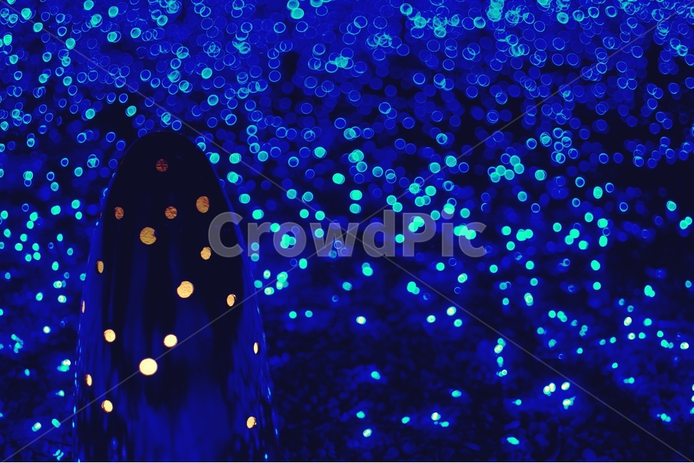 보케,boke,전구,전등,크리스마스,christmas,밤,night,나무,거리,겨울,winter,road,town,도시,city,파랑,blue,야경,밤,풍경,nightscape,night,landscape