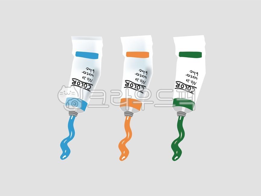 튜브물감,물감,일러스트,미술용품,그림,그래픽,일러스트레이션,graphic,illustration