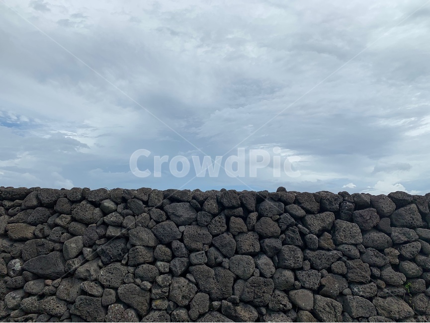 돌담,제주도,돌,벽,제주풍경,자연,시골,시골풍경,하늘,구름,현무암,wall,stonewall