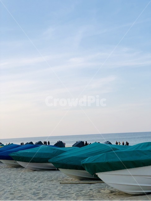 보트,하늘,해변,바다,강릉,경포대,구름,해변,바다,beach,sea