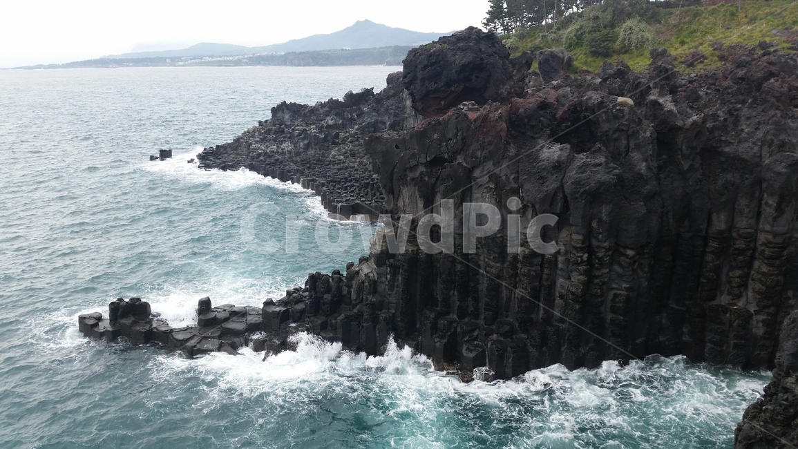 주상절리,제주도,파도,바다,바위,jusangjeollicliff,jejudo,jeju,wave,breaker,sea,ocean,rock,boulder
