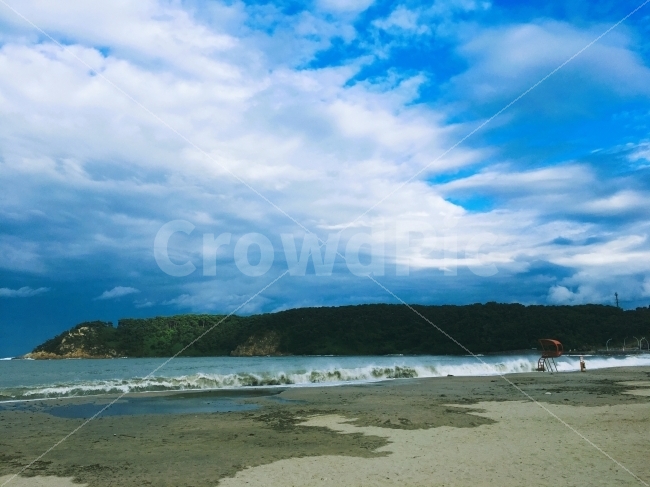 sky,Ulsan,Ilsan,Donggu,sea,cloud,Beach,Coast,ocean,sandy beach,seashore,beach,waterfront,Ilsan Beach