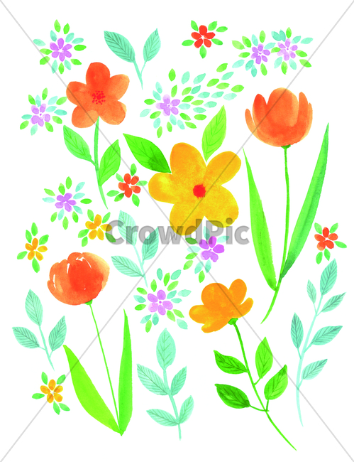손그림,물감그림,handdrawing,watercolor,꽃,flower,bloom,blossom,나뭇잎,leaf,foliage,umbrage,나뭇가지,bough,twig,sprig,branch